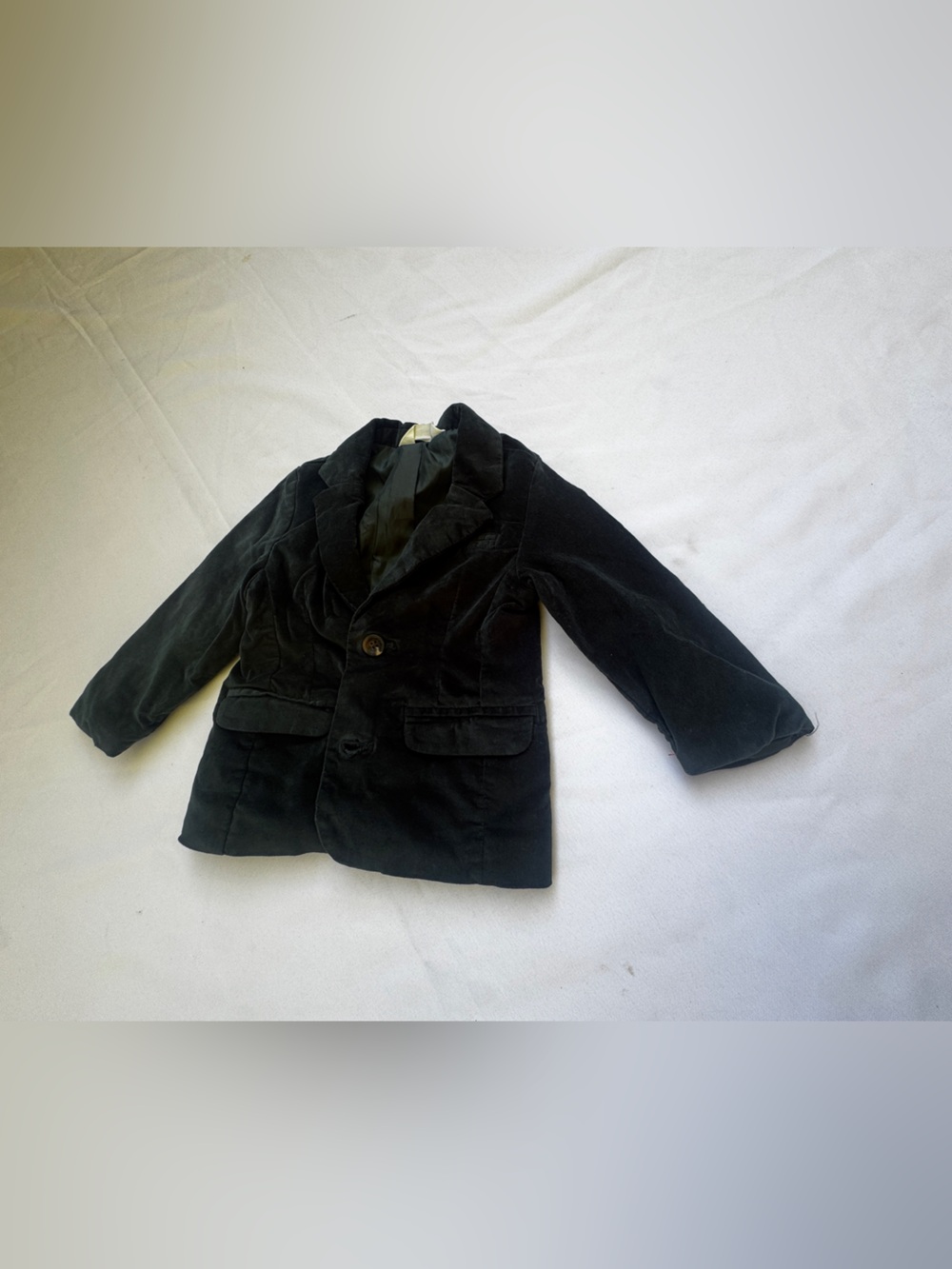 Kids Teal green  Velvet Blazer Jacket - Classic Dress Coat